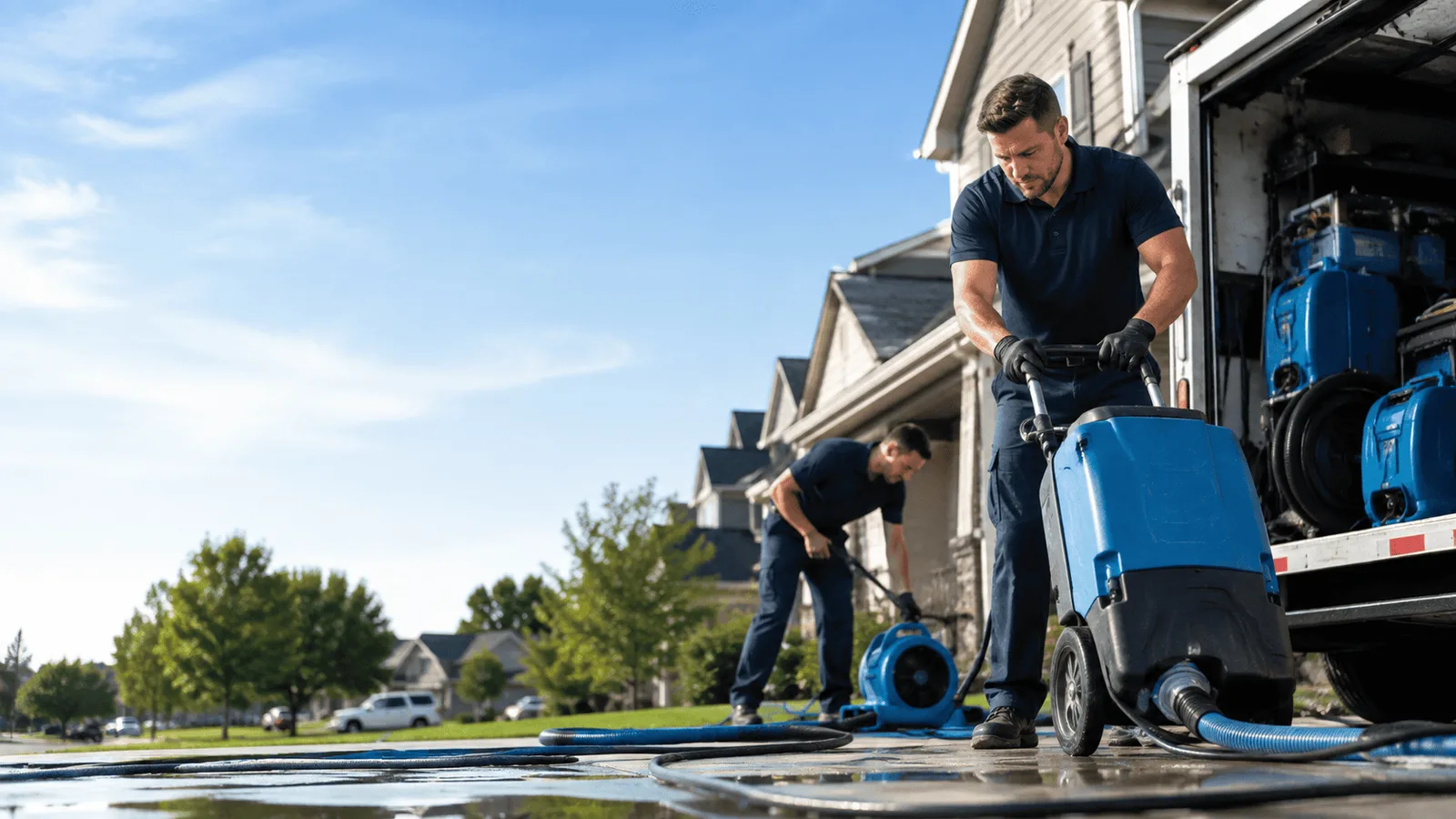 Dehumidification being performed in Mattawana, PA